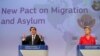 Potpredsednik Evropske komisije Margaritis Šinas i komesarka za unutrašnje poslove Ilva Johanson predstavljaju Novi pakt o migracijama i azilu