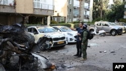 Последствия обстрела Рамат-Гана, Израиль, 3 марта 2026 года