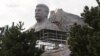 WATCH: A statue of Josef Stalin has reappeared in the Czech capital. It's the set for a film now in production about the sculptor who created a massive monument to the Soviet dictator, but committed suicide before its unveiling in 1955. The original sculpture -- the largest monument to Stalin ever built -- was destroyed in 1962. (Amos Chapple, RFE/RL)