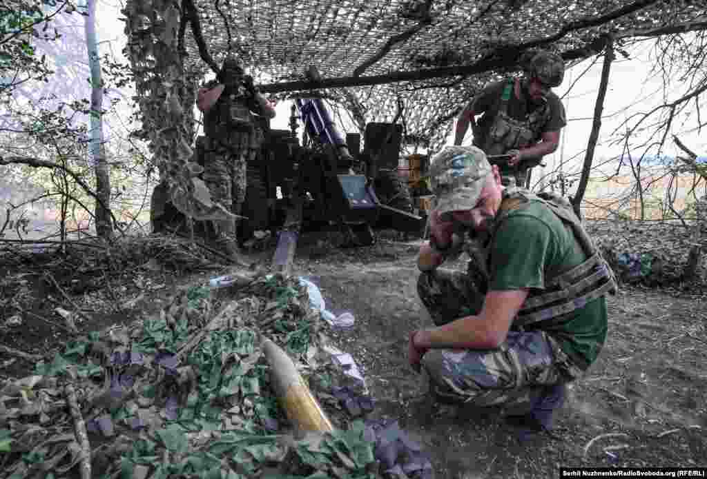 &quot;To counter the large and small number (of Russian infantry pressing forward), we fire both during the day and at night,&quot; Yuriy said. &nbsp;