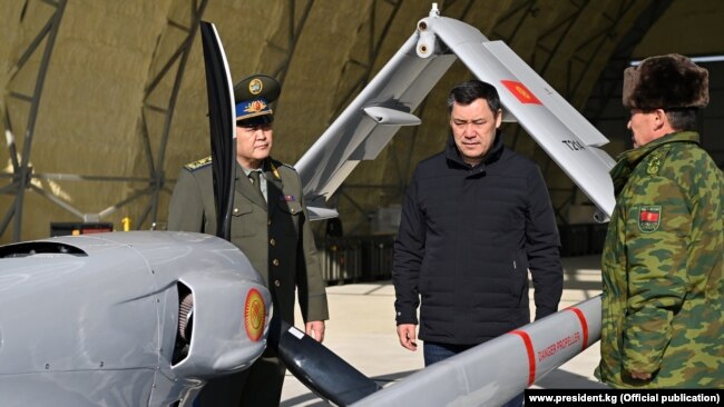Беспилотник «Байрактар». Кыргызстан. 18 декабря 2021 года.