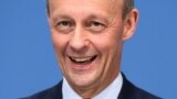 Liderul partidului Uniunea Creștin Democrată (CDU) din Germania, Friedrich Merz, la sediul partidului din Berlin, 17 decembrie 2021