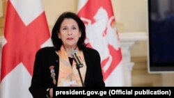 საქართველოს პრეზიდენტი სალომე ზურაბიშვილი.