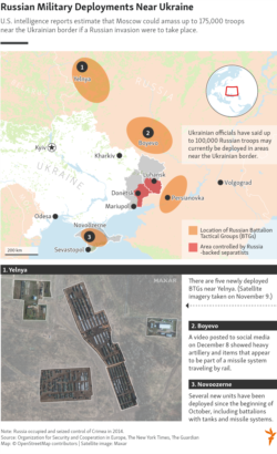 Locator map - Russian Military Deployments Near Ukraine - EN - A