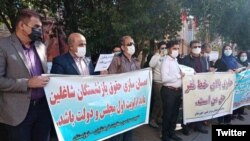 Протест на наставници во Иран во декември, минатата година