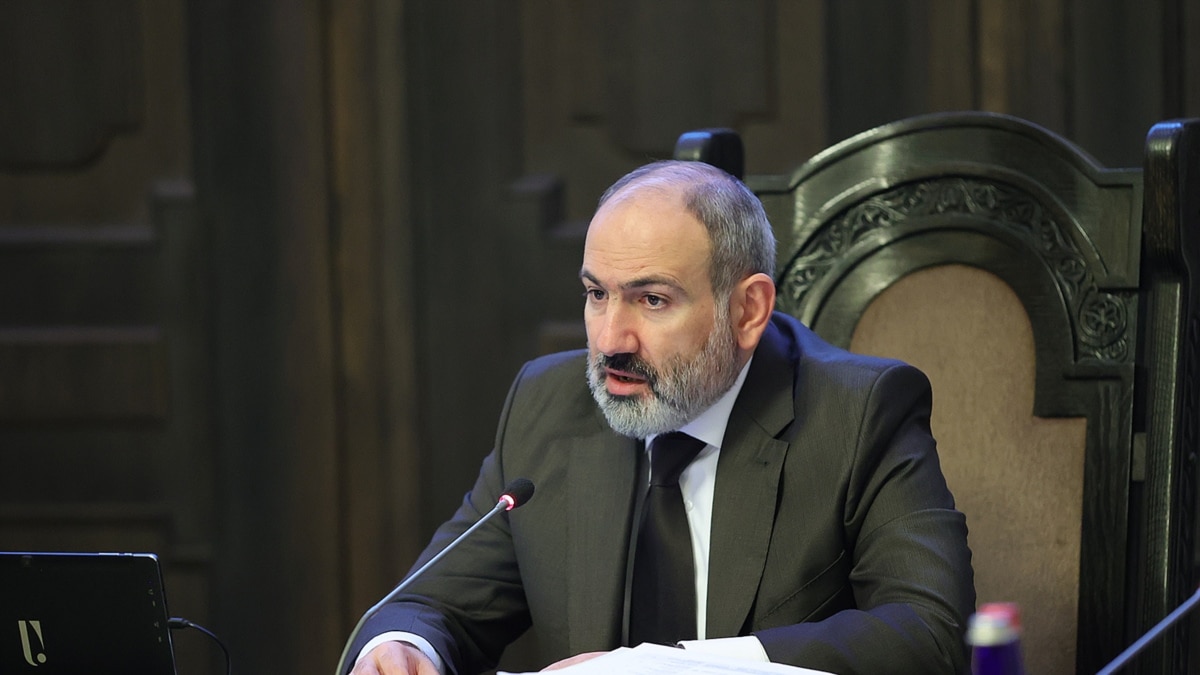 Armenia launches its first artificial satellite into space.  Pashinyan