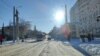 Снегопад в Севастополе. 24 декабря 2021 года