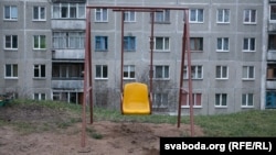 Двор жылога дома ў Менску. Архіўнае фота