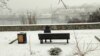 Погода в Крыму: снег, метель и морозы