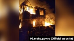 Пожар в Севастополе, 12 мая 2021