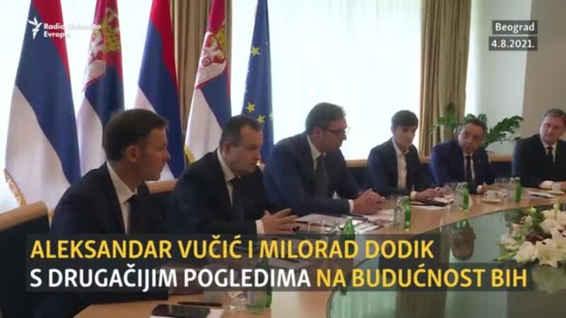 Pomešane poruke Vučića i Dodika o BiH