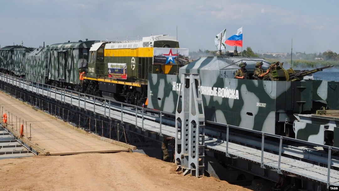 Oksana Sevastidi, 46, was sentenced to seven years in prison in March for texting in 2008 about a Russian train full of military equipment heading toward the Georgian breakaway region of Abkhazia during the brief war between Russia and Georgia. (file photo)