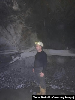 Ymer Meholli në hapësirat e kombinatit Trepça.