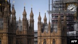  Скелето към Кулата на Елизабет, позната като Биг Бен. 