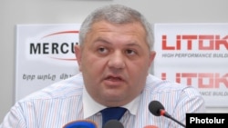 Armenia - Former Vanadzor Mayor Mamikon Aslanian.