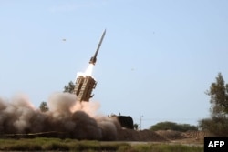 Запуск иранской ракеты. Неизвестное место на юге Ирана. Март 2026 года