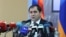 Armenia - Defense Minister Suren Papikian holds a press conference in Yerevan, January 13, 2026.