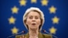Președinta Comisiei Europene, Ursula von der Leyen, ține un discurs la Parlamentul European din Strasbourg, Franța, pe 29 aprilie 2026. 
