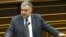 Armenia - Davit Harutiunian, the chief of the government staff, speaks in parliament in Yerevan, 16Mar2016.