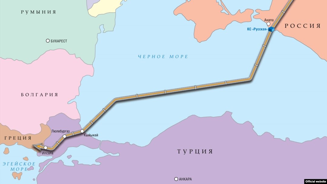 Geografski prikaz Turskog toka