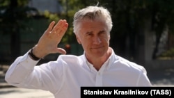 Michael Calvey arrives for a court hearing in Moscow on July 16.