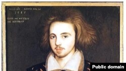 İngilis şair və dramaturq Christopher Marlowe.