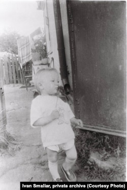 Іван Смаляр у дзяцінстве. Фота з асабістага архіву