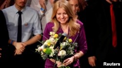 په سلواکیا کې لومړنۍ ښځه (زوزانه چاپوتوا) چې د ولسمشرې په توګه وټاکل شوه