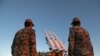 IRAN -- Missiles are seen during a military drill, with the participation of Iran’s Air Defense units, October 18, 2020