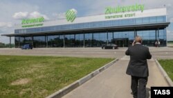 Moskwanyň golaýyndaky Žukowskiý halkara aeroporty.