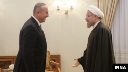 حسن روحانی و مولود چاووش‌اغلو