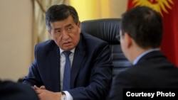 Prime Minister Sooronbai Jeenbekov's government took power in April. The president now has three working days to ask a parliamentary party to form a new coalition.