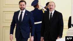 Джей Ди Вэнс и Ильхам Алиев на встрече в Баку, 10 февраля 2026 года