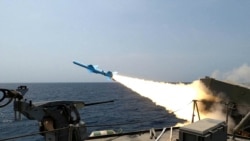 FILE PHOTO: An Iranian missile is launched during a military exercise in an undisclosed location in Iran