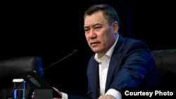Президент Садыр Жапаров.