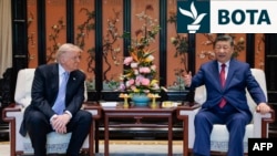 Presidenti i SHBA-së, Donald Trump, takohet me udhëheqësin kinez, Xi Jinping, në Pekin, më 15 maj.