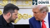 ABŞ-nyň prezidenti Donald Tramp (sagda) we Ukrainanyň prezidenti Wolodymyr Zelenski (arhiw suraty)
