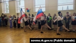 Праздник «Последнего звонка» в Крыму, май 2021 года