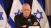 Бени Ганц на пресс-конференции на военной базе Кирья в Тель-Авиве. Израиль, 28 октября 2023 года