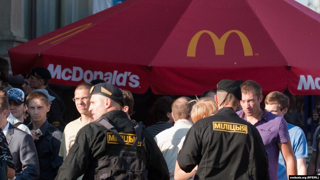 Милиция в Минске в ожидании акции молчаливой солидарности