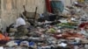 Belongings left at the site of the August 26 bomb attack on Kabul airport that was claimed by Islamic State in Khorasan and which killed scores of people.