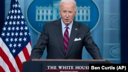 U.S. President Joe Biden: "I have been deeply alarmed by [Georgia's] recent democratic backsliding." (file photo)