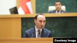 Վրաստանի պետական անվտանգության ծառայության ղեկավար Անրի Օխանաշվիլին խորհրդարանում, արխիվ
