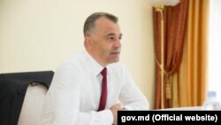 Ion Chicu într-o ședință de guvern online, iulie 2020