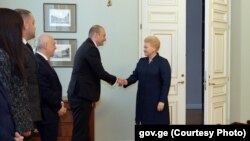 მამუკა ბახტაძე და დალია გრიბაუსკაიტე