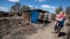 Ukraine -- village Smolyaninove in three weeks after forest fire, Novoaidar district, Luhansk region, 23Jul2020