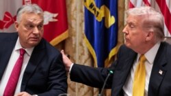 Orbán Viktor magyar miniszterelnök és Donald Trump amerikai elnök a Fehér Házban Washingtonban 2025. november 7-én.