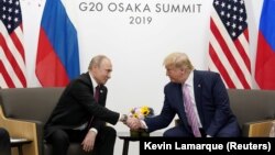 Владимир Путин жана Дональд Трамп, 28-июнь, 2019-жыл