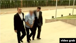 გიორგი კაპანაძის დაკავების კადრი