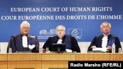 Pamje nga Gjykata Evropiane për të Drejtat e Njeriut në Strasburg